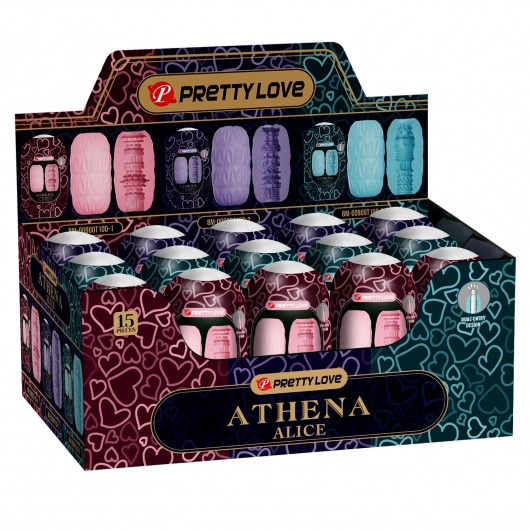 Набор из 15 мастурбаторов Athena Alice - Baile - в Энгельсе купить с доставкой