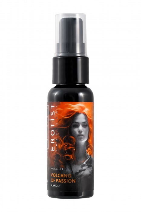 Гель с эффектом вибрации Volcano Of Passion со вкусом манго - 25 мл. - Erotist Lubricants - купить с доставкой в Энгельсе