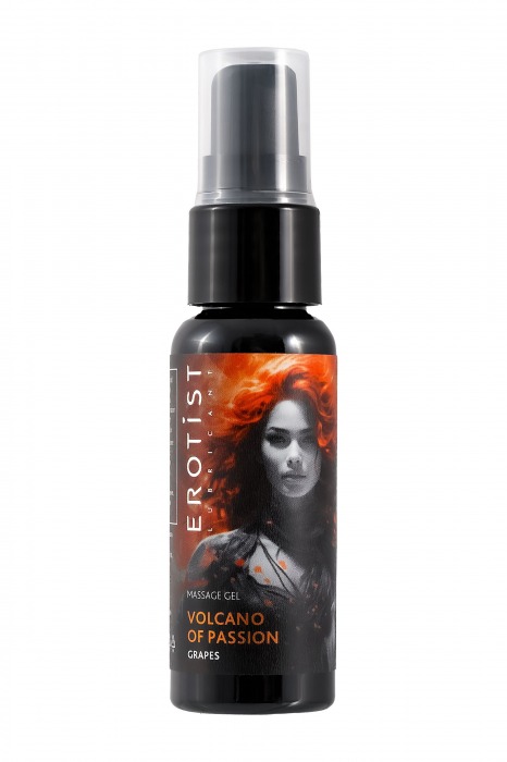 Гель с эффектом вибрации Volcano Of Passion со вкусом винограда - 25 мл. - Erotist Lubricants - купить с доставкой в Энгельсе