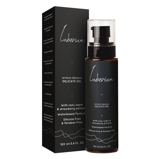 Интимный гель с экстрактами нони, нима и клубники Luberium Delicate Waterbased - 100 мл. - Luberium - купить с доставкой в Энгельсе