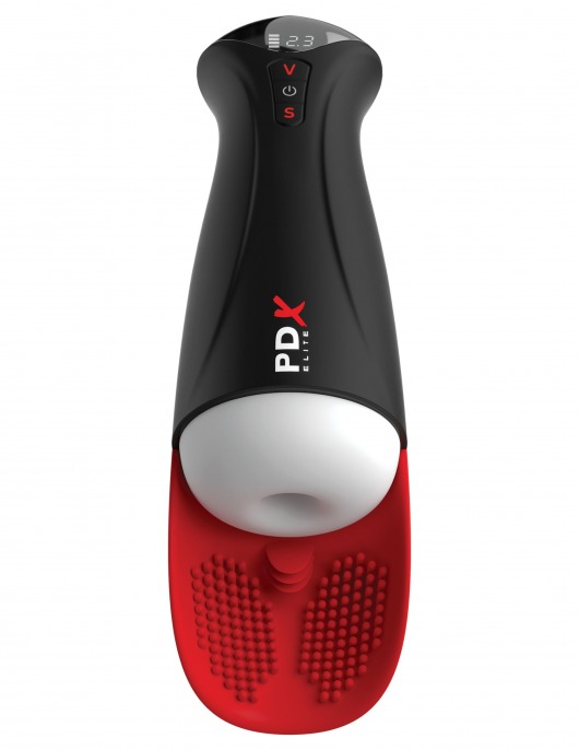 Мастурбатор в колбе с вибрацией Fuck-O-Matic Pro XL - Pipedream - в Энгельсе купить с доставкой