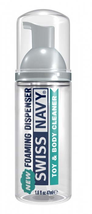 Очищающая пенка для игрушек и тела Toy   Body Cleaner Foamer - 47 мл. - Swiss navy - купить с доставкой в Энгельсе