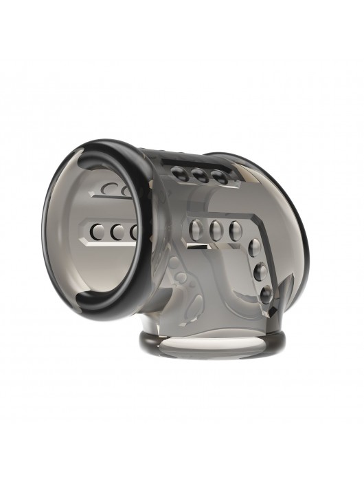 Дымчатая насадка на пенис и мошонку - Baile - в Энгельсе купить с доставкой