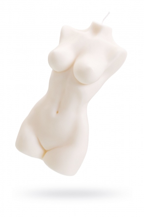 Белая интерьерная свеча в форме женского торса - 850 гр. - Pecado - купить с доставкой в Энгельсе