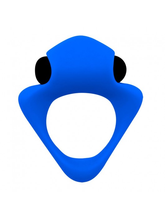 Синее эрекционное кольцо Wooomy Tribeс с вибрацией - Adrien Lastic - в Энгельсе купить с доставкой