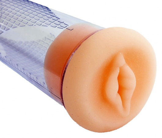 Телесный уплотнитель для вакуумной помпы в виде вагины - Boys of Toys - в Энгельсе купить с доставкой