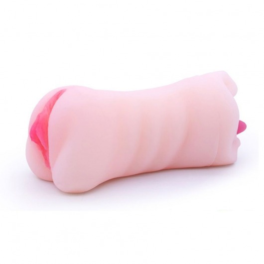 Телесный двусторонний мастурбатор - вагина и ротик - Boys of Toys - в Энгельсе купить с доставкой