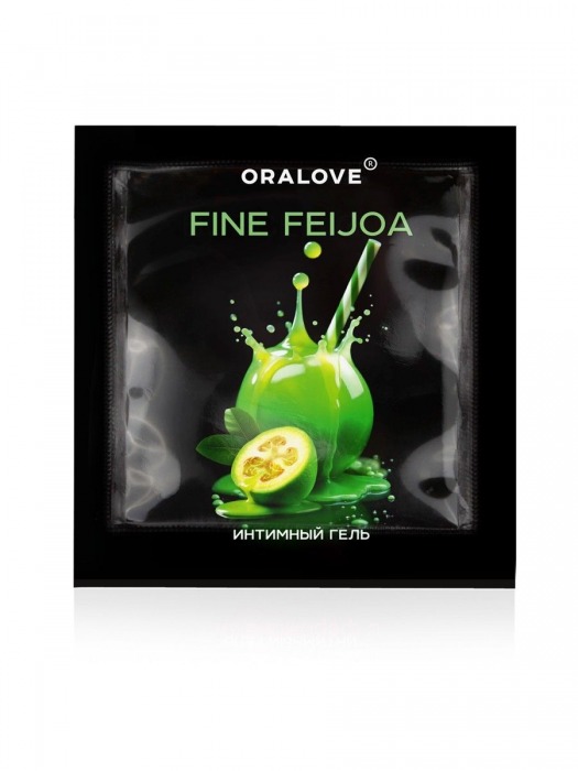 Саше съедобной оральной смазки OraLove с ароматом фейхоа - 3 гр. - Биоритм - купить с доставкой в Энгельсе