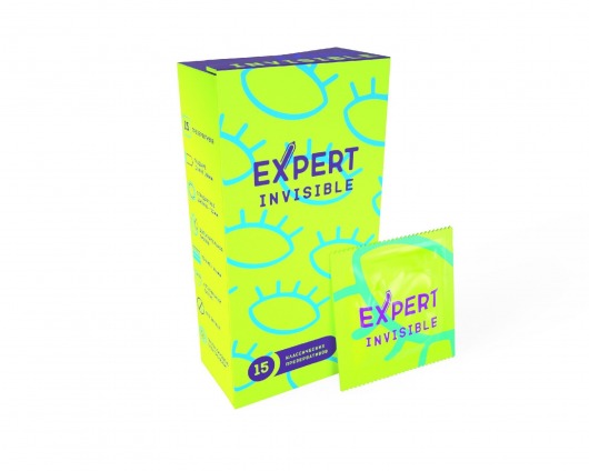 Ультратонкие презервативы Expert Invisible - 15 шт. - Expert - купить с доставкой в Энгельсе