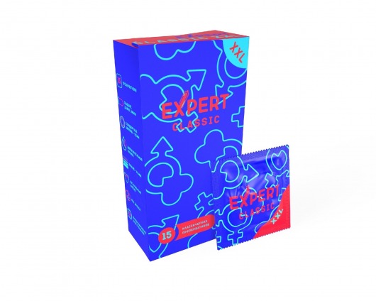 Презервативы увеличенного размера Expert Classic XXL - 15 шт. - Expert - купить с доставкой в Энгельсе