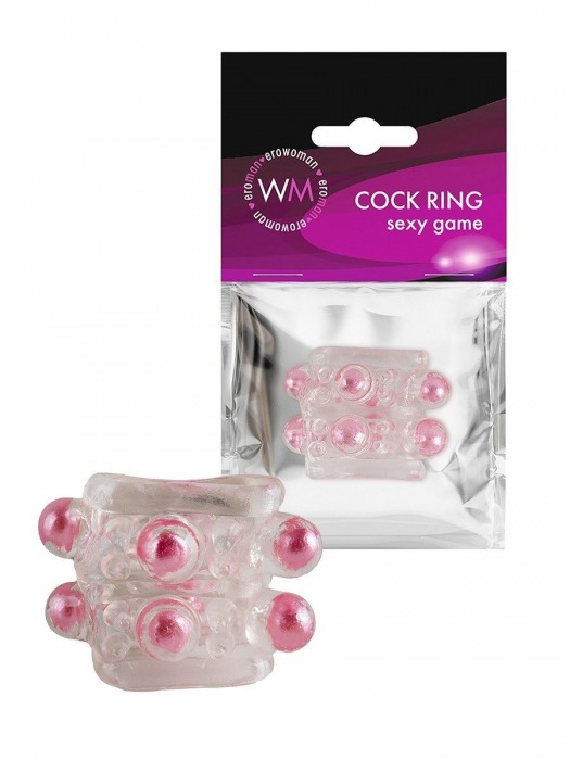 Прозрачная насадка на пенис с цветными шариками - Erowoman-Eroman - в Энгельсе купить с доставкой