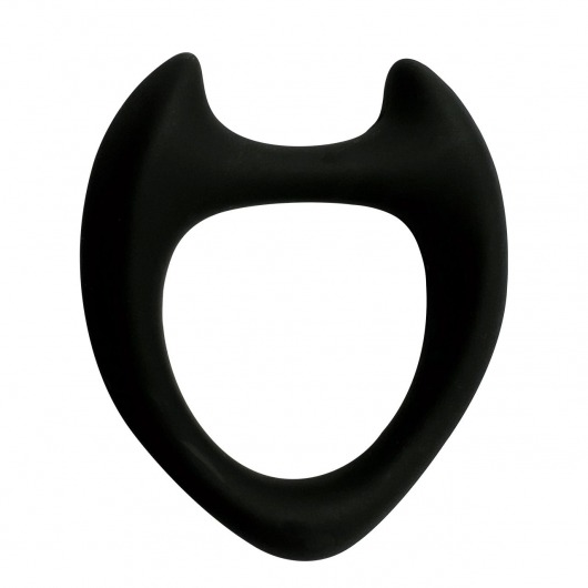 Черное эрекционное кольцо с рожками Wooomy Toro M - Adrien Lastic - в Энгельсе купить с доставкой
