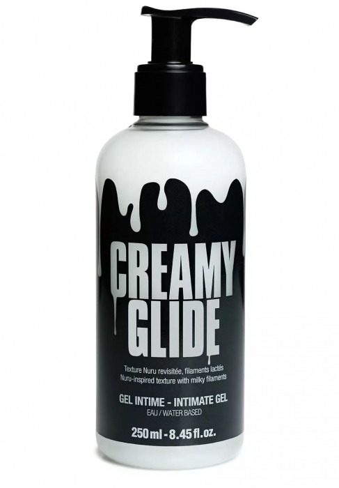 Лубрикант на водной основе Creamy Glide с консистенцией спермы - 250 мл. - Strap-on-me - купить с доставкой в Энгельсе