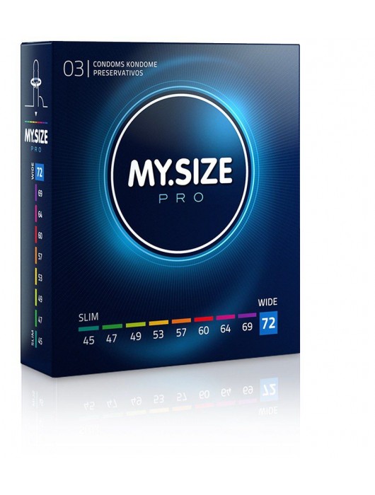 Презервативы MY.SIZE размер 72 - 3 шт. - My.Size - купить с доставкой в Энгельсе
