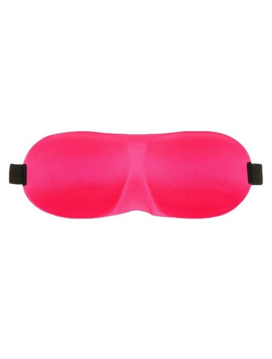 Розовая глухая маска на резинке - Sitabella - купить с доставкой в Энгельсе