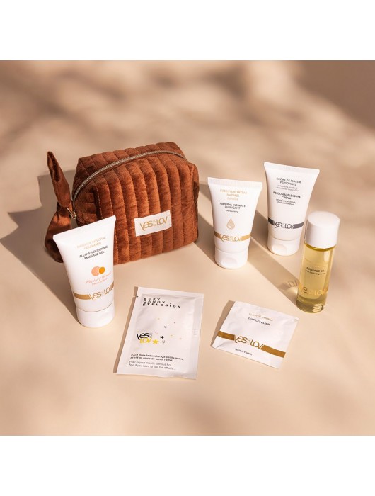 Набор YESforLOV La Trousse Enchantée в коричневой косметичке - YESforLOV - купить с доставкой в Энгельсе