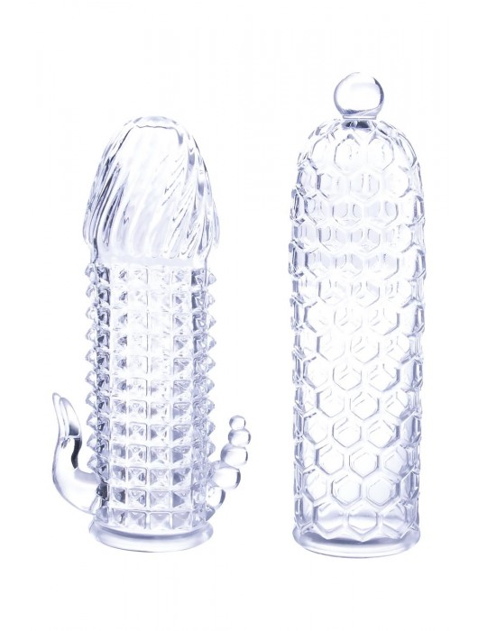 Набор из 2 прозрачных насадок на член Seductive Tickler Sleeves Set - NMC - в Энгельсе купить с доставкой