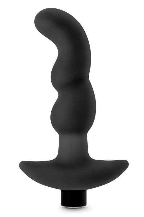 Черный вибромассажер простаты Prostate Massager 03 - 15,2 см. - Blush Novelties - в Энгельсе купить с доставкой