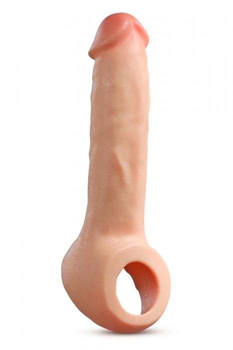 Телесная насадка-удлинитель Thrive 8.75 Inch Realistic Penis Extender Sleeve - 22,2 см. - Blush Novelties - в Энгельсе купить с доставкой