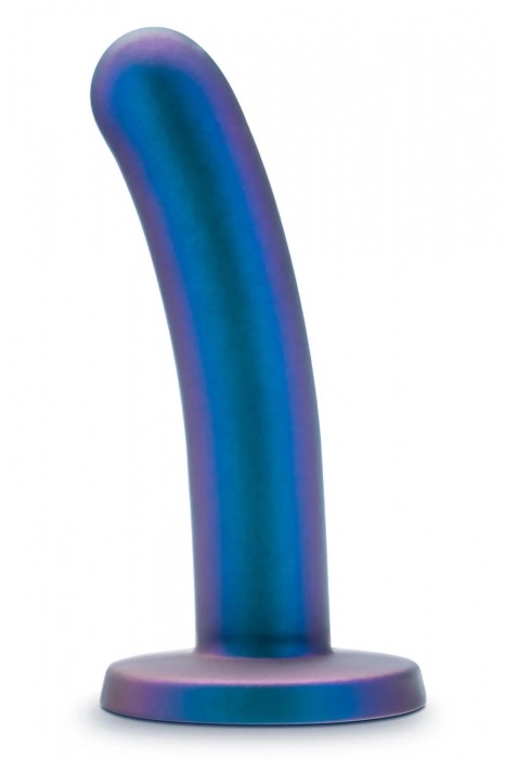 Синяя насадка с гладкой поверхностью Surrender 5.75 Inch Intermediate Pegging Dildo - 14,6 см. - Blush Novelties - купить с доставкой в Энгельсе