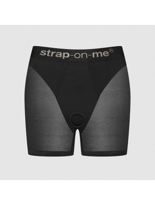 Трусики-шорты для фиксации насадок Strap-on-me Harness Lingerie Halo - size S - Strap-on-me - купить с доставкой в Энгельсе