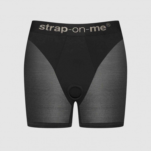 Трусики-шорты для фиксации насадок Strap-on-me Harness Lingerie Halo - size M - Strap-on-me - купить с доставкой в Энгельсе