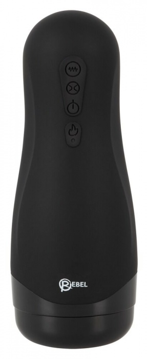 Черный вибромастурбатор с подогревом Masturbator with 3 Functions - Orion - в Энгельсе купить с доставкой