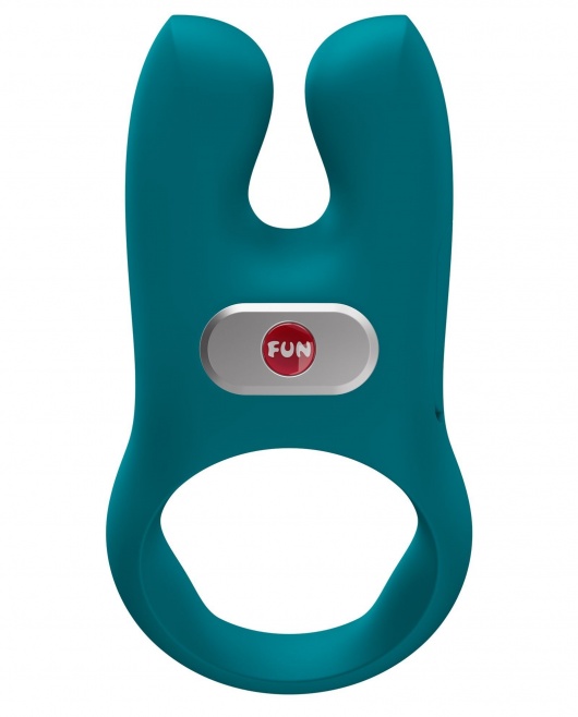 Зеленое эрекционное виброкольцо Nos - Fun Factory - в Энгельсе купить с доставкой