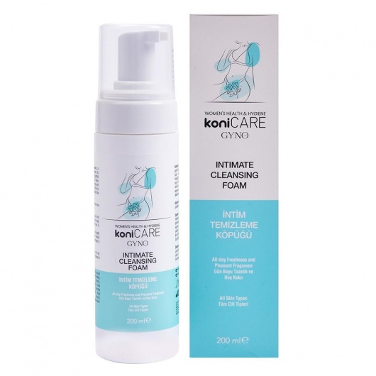 Пенка для интимной гигиены Konicare Gyno Intimate Cleasing Foam - 200 мл. - JoyDrops - купить с доставкой в Энгельсе