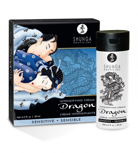 Интимный мужской крем SHUNGA DRAGON SENSITIVE - 60 мл. - Shunga - купить с доставкой в Энгельсе