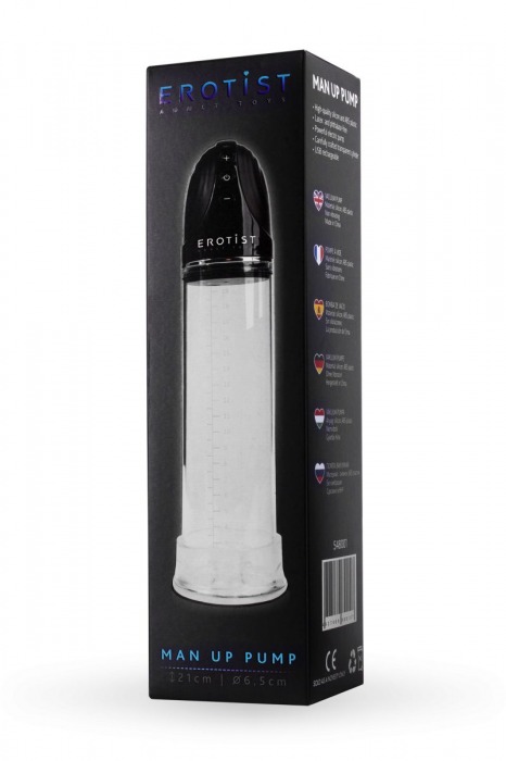 Автоматическая вакуумная помпа Man up pump - Erotist Adult Toys - в Энгельсе купить с доставкой