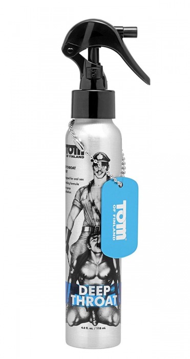 Спрей для лёгкого проникновения во время орального секса Tom of Finland Deep Throat Spray - 118 мл. - Доминирующее кольцо - купить с доставкой в Энгельсе