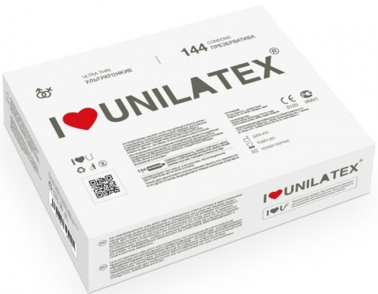 Ультратонкие презервативы Unilatex Ultra Thin - 144 шт. - Unilatex - купить с доставкой в Энгельсе