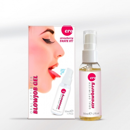 Увлажняющий гель для орального секса с ароматом клубники - 50 мл. - Ero - купить с доставкой в Энгельсе