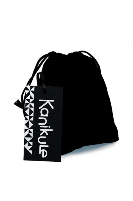 Розовая силиконовая анальная пробка с красным кристаллом - 7 см. - Kanikule - купить с доставкой в Энгельсе