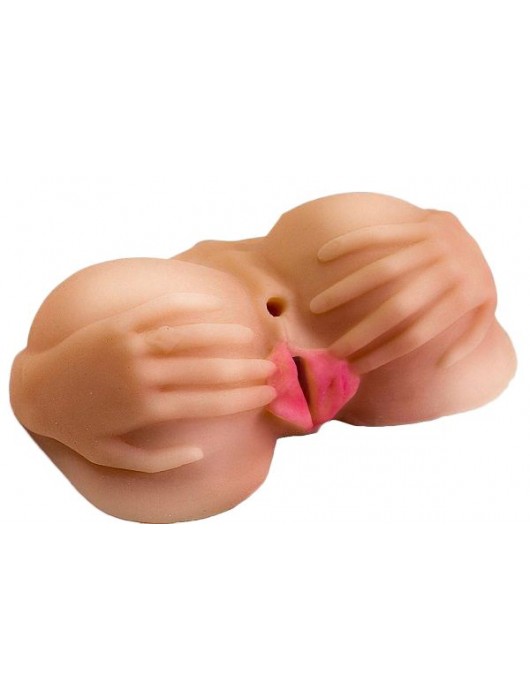 Вагина с виброяйцом на выносным пульте управления вибрацией - LOVETOY (А-Полимер) - в Энгельсе купить с доставкой