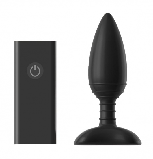 Чёрная вибровтулка NEXUS ACE SMALL с дистанционным управлением - 10 см. - Nexus Range