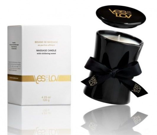 Массажная свеча Titillating Massage Candle - 120 мл. - YESforLOV - купить с доставкой в Энгельсе