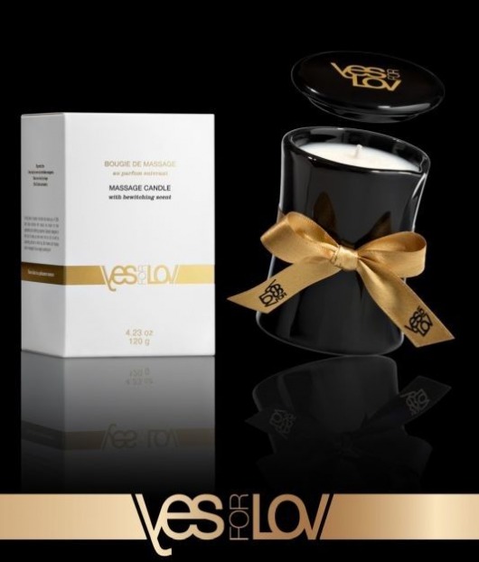 Массажная аромасвеча BEWITCHING MASSAGE CANDLE - 120 мл. - YESforLOV - купить с доставкой в Энгельсе
