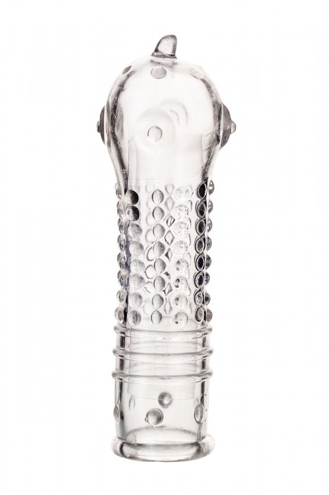 Прозрачная закрытая насадка на пенис TOYFA A-Toys - 14,7 см. - A-toys - в Энгельсе купить с доставкой