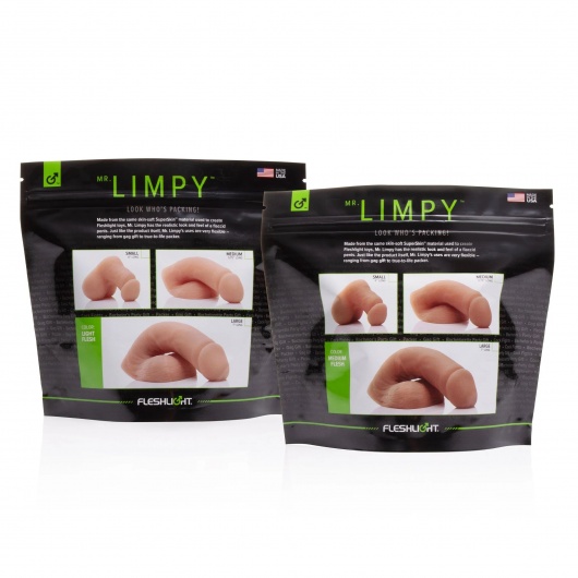 Мягкий имитатор пениса Fleshtone Limpy большого размера - 21,6 см. - Fleshlight - купить с доставкой в Энгельсе