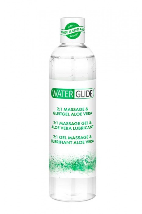 Гель-смазка 2-в-1 MASSAGE   LUBRICANT ALOE VERA - 300 мл. - Waterglide - купить с доставкой в Энгельсе