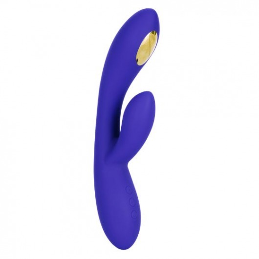 Фиолетовый вибратор с функцией электростимуляции Intimate E-Stimulator Dual Wand - 21,5 см. - California Exotic Novelties - купить с доставкой в Энгельсе