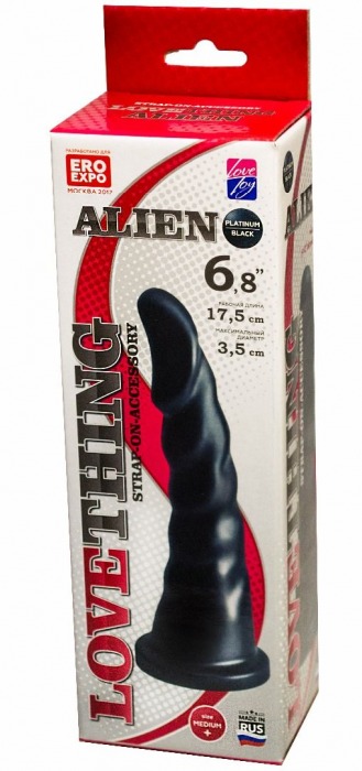 Насадка для трусиков харнесс Alien - 17,5 см. - LOVETOY (А-Полимер) - купить с доставкой в Энгельсе