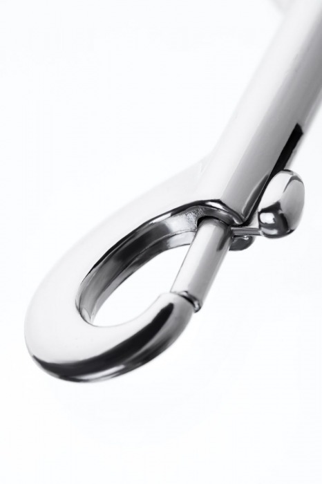 Серебристый двухсторонний карабин TOYFA Metal - ToyFa - купить с доставкой в Энгельсе