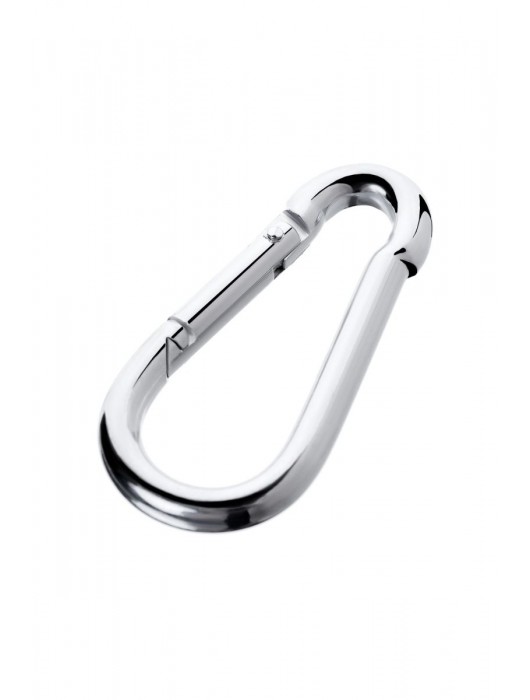 Серебристый карабин TOYFA Metal - ToyFa - купить с доставкой в Энгельсе