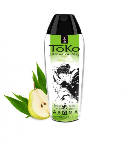 Интимный гель TOKO Pear   Exotic Green Tea с ароматом груши и зеленого чая - 165 мл. - Shunga - купить с доставкой в Энгельсе