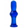 Голубая стеклянная анальная втулка - 12 см. - Sexus в Энгельсе Голубая стеклянная анальная втулка - 12 см. - Sexus