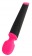 Черно-розовый вибростимулятор ASTER - 19,5 см. - ToyFa