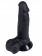 Черный вибратор-реалистик на присоске №2 - 16,3 см. - Джага-Джага купить в Энгельсе с доставкой в Orgasmix.ru Черный вибратор-реалистик на присоске №2 - 16,3 см. - Джага-Джага